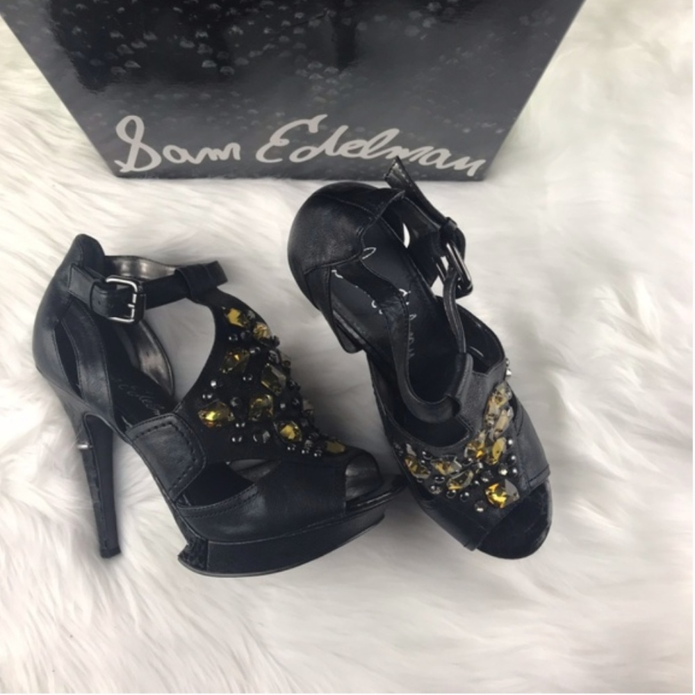 Sam Edelman Black Sandals Size 7.5